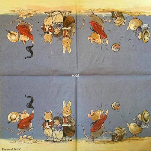 Foxwood Tales & Peter Rabbit Napkin F34